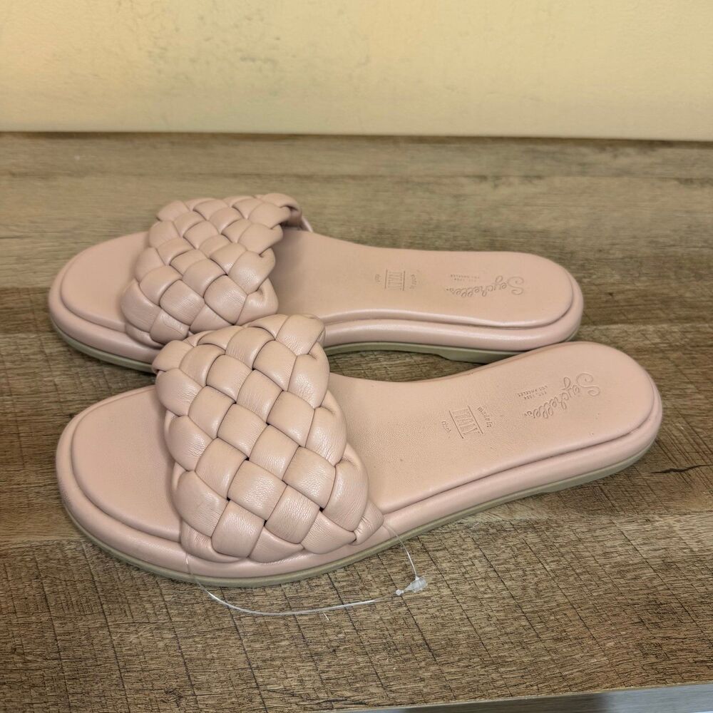 Seychelles Bellissima Puffy Women's Woven Slide Sandals Size 9.5 shoes